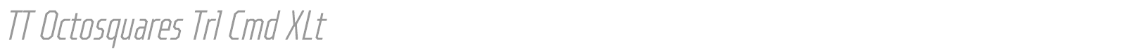 TT Octosquares font preview